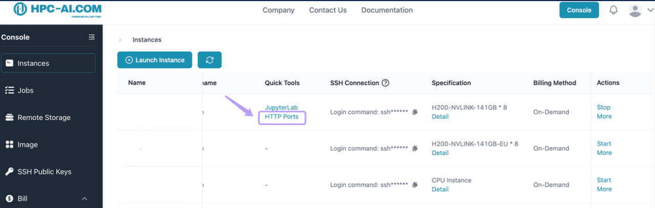 Access inference endpoint outside the cluster